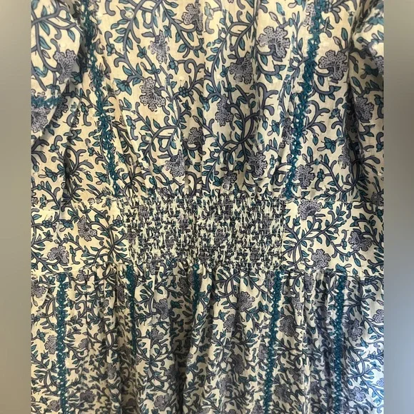 Poupette St. Barth’s Blue Floral Dress - Picture 9 of 10